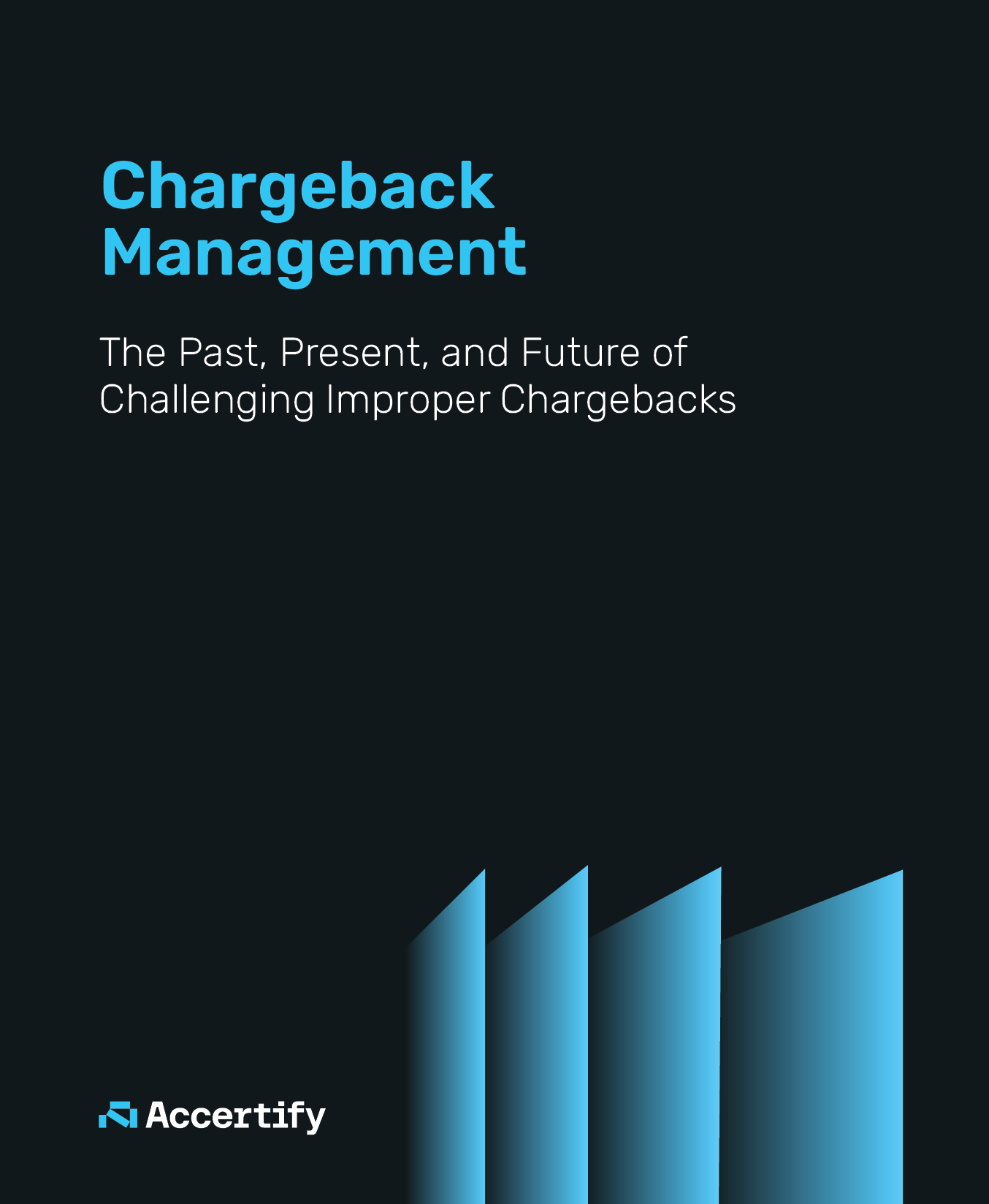 Chargeback Management whitepaper cover.